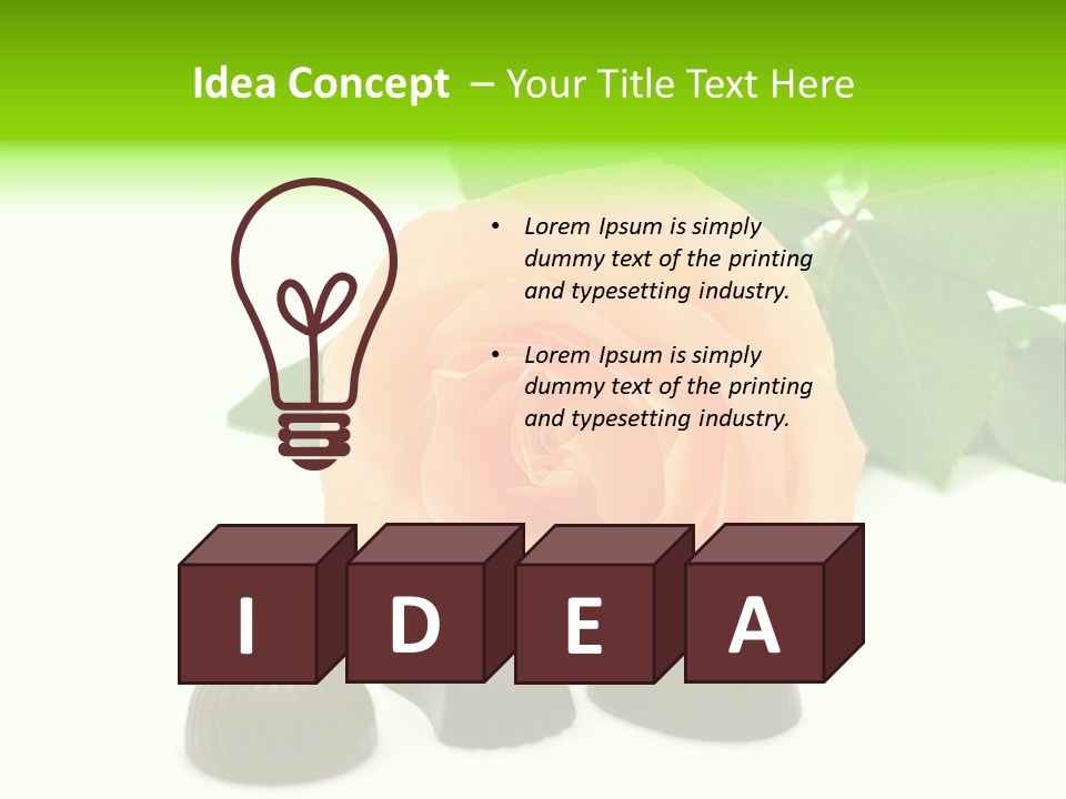 Color Flowers Day PowerPoint Template