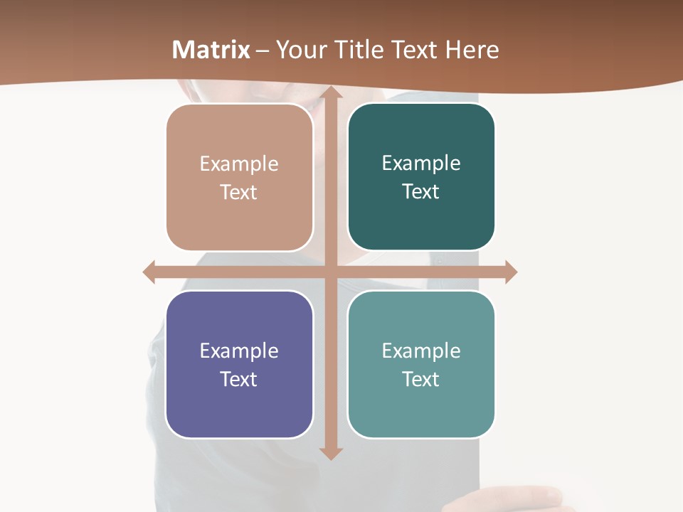 Hand Copy Space Tafel PowerPoint Template