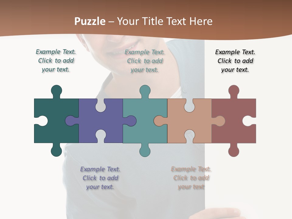 Hand Copy Space Tafel PowerPoint Template