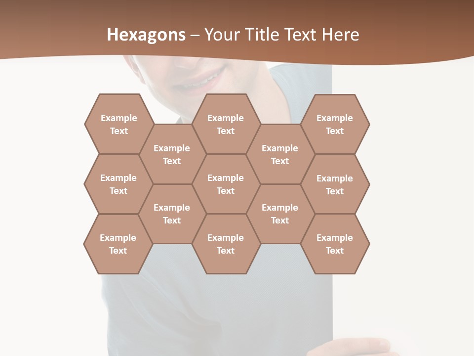 Hand Copy Space Tafel PowerPoint Template