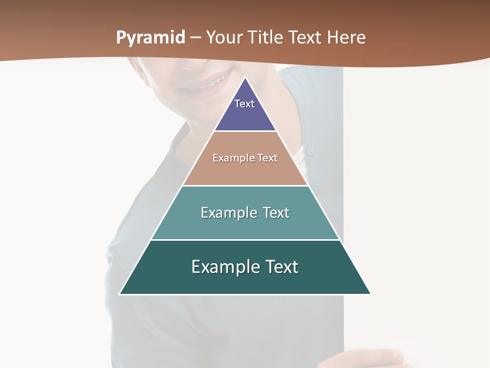 Hand Copy Space Tafel PowerPoint Template