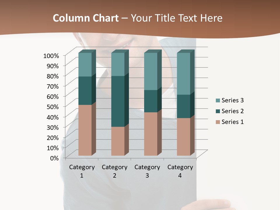 Hand Copy Space Tafel PowerPoint Template