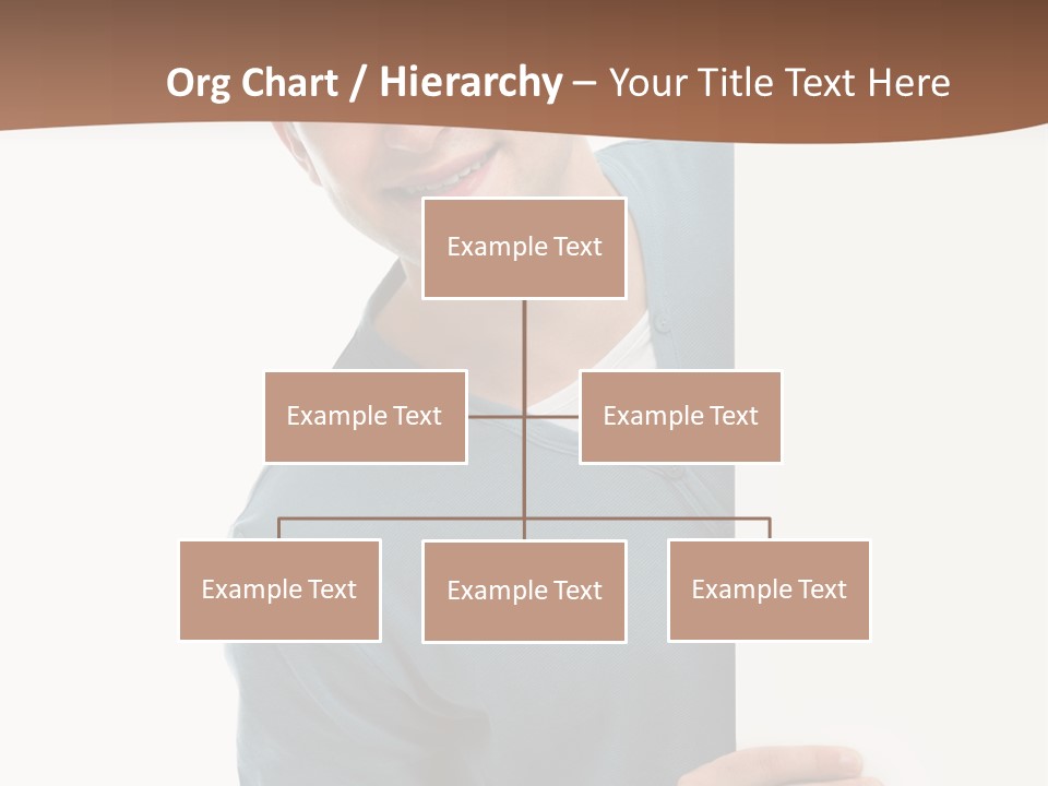 Hand Copy Space Tafel PowerPoint Template