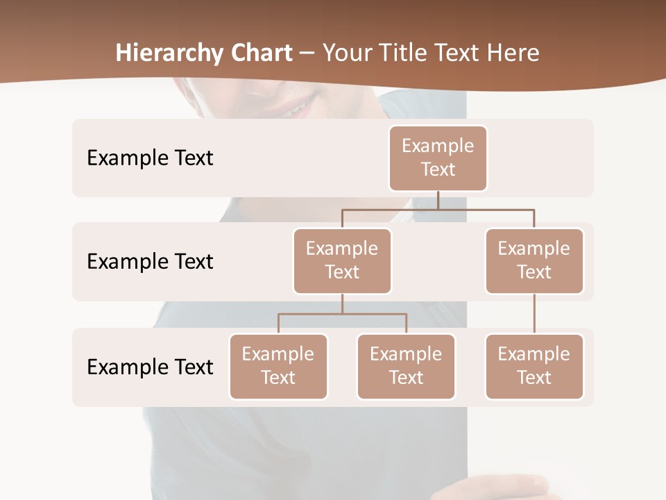 Hand Copy Space Tafel PowerPoint Template