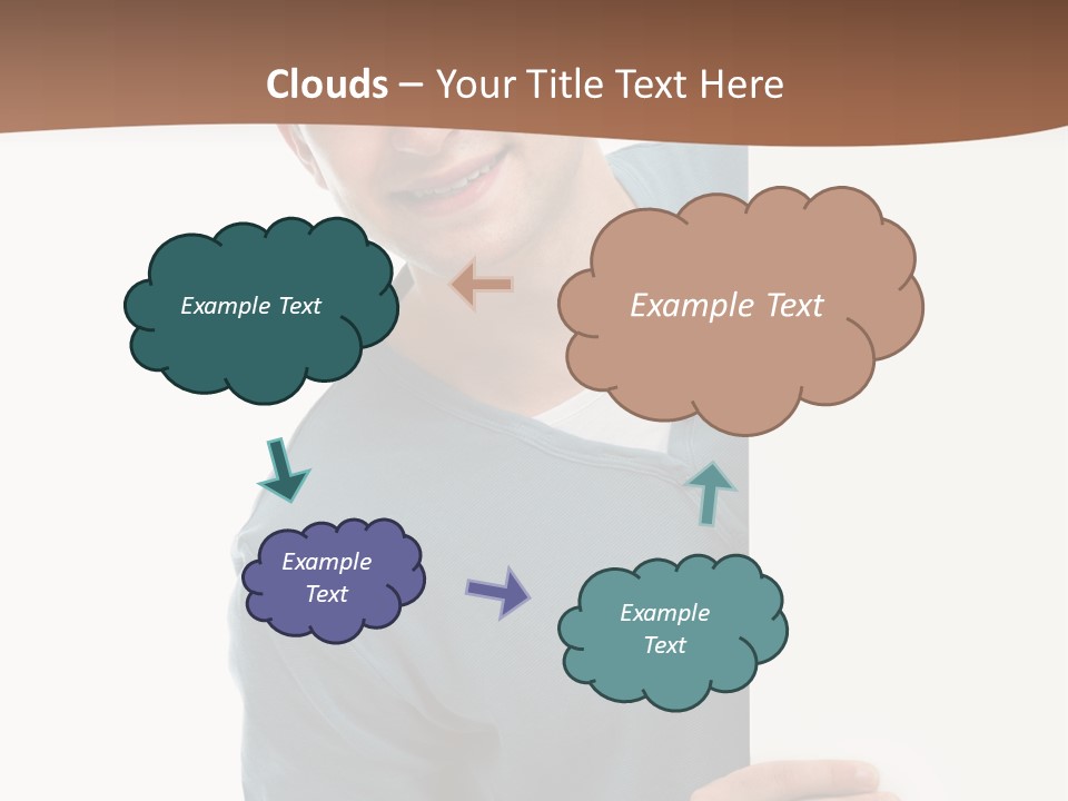 Hand Copy Space Tafel PowerPoint Template