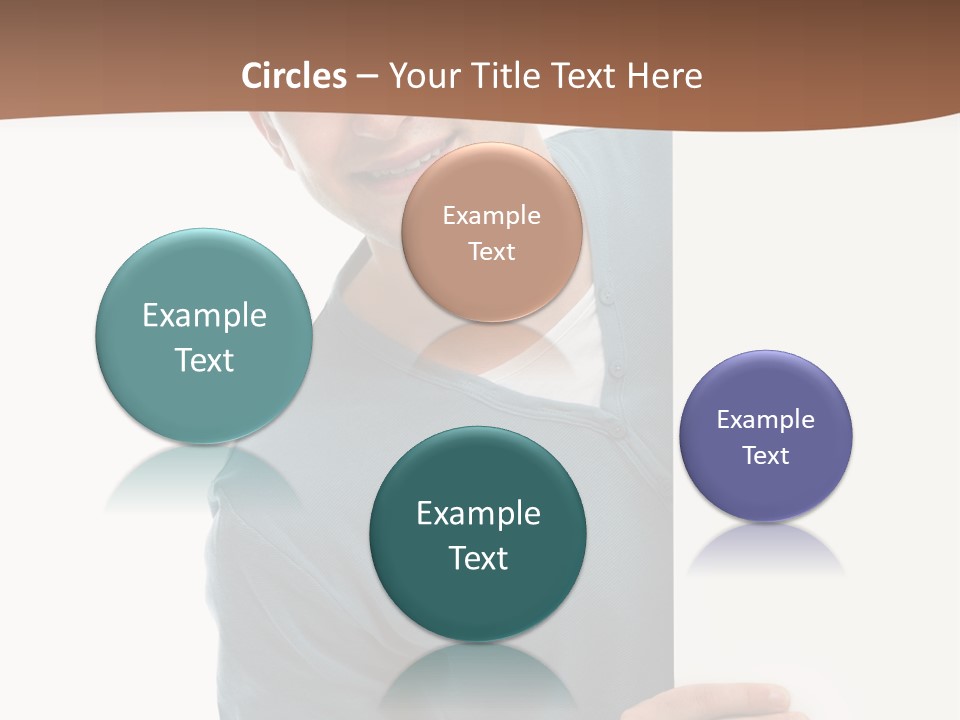 Hand Copy Space Tafel PowerPoint Template