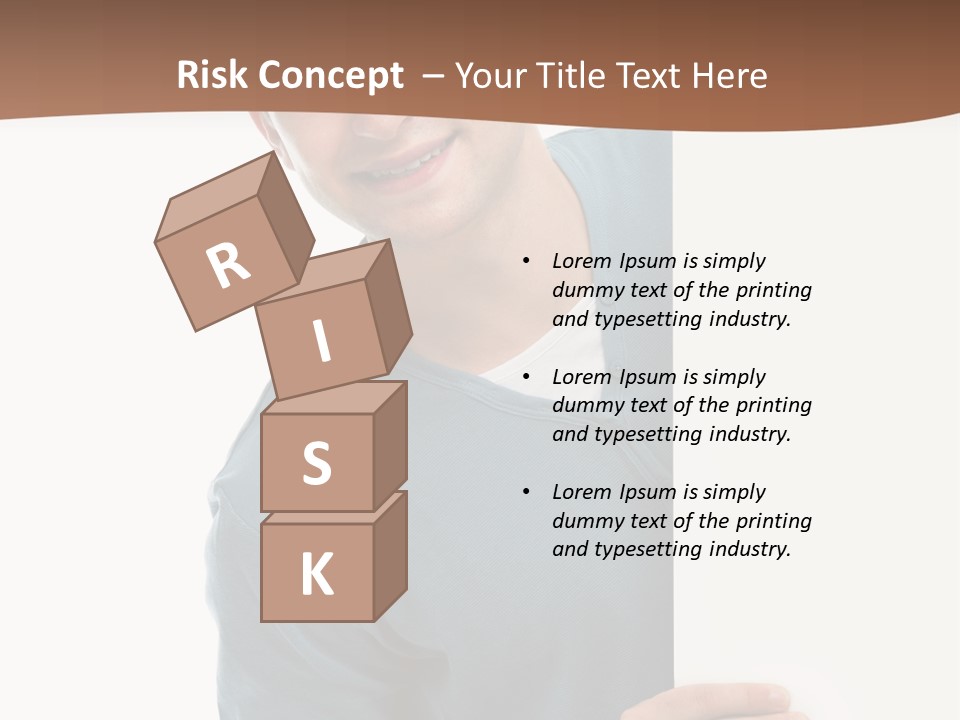 Hand Copy Space Tafel PowerPoint Template