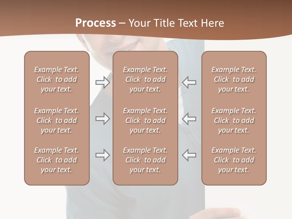 Hand Copy Space Tafel PowerPoint Template