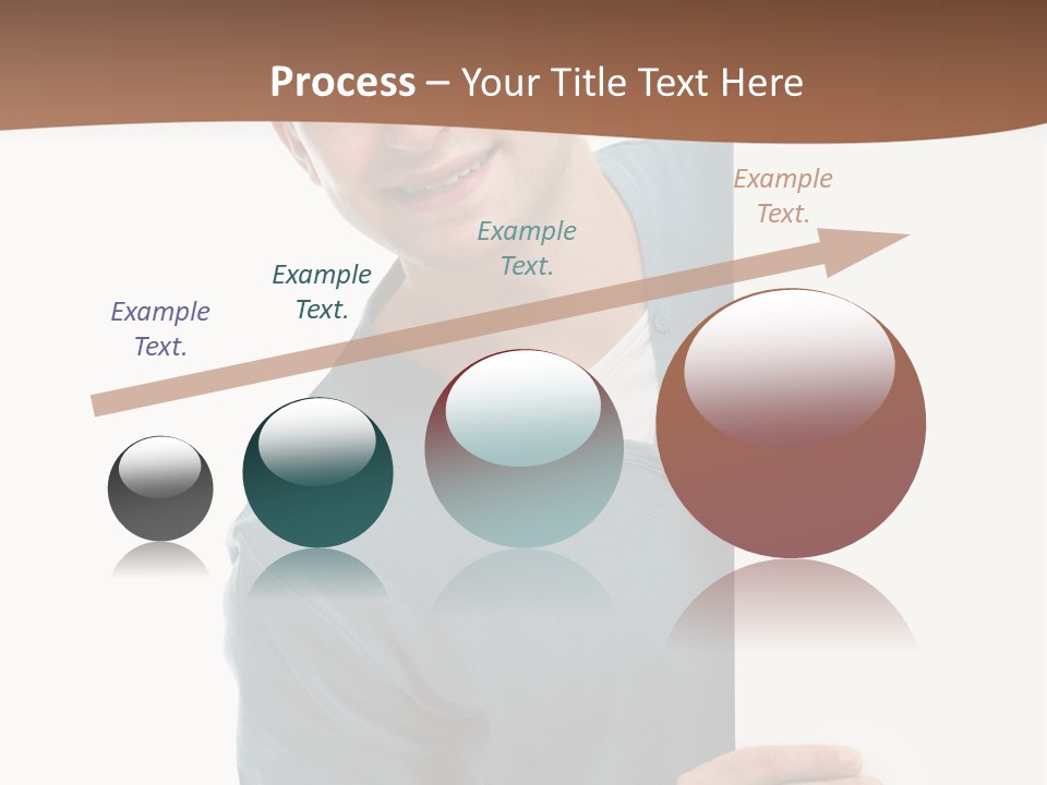 Hand Copy Space Tafel PowerPoint Template