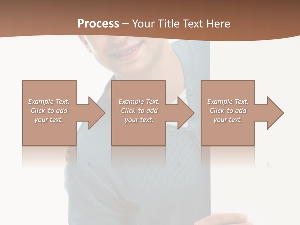 Hand Copy Space Tafel PowerPoint Template