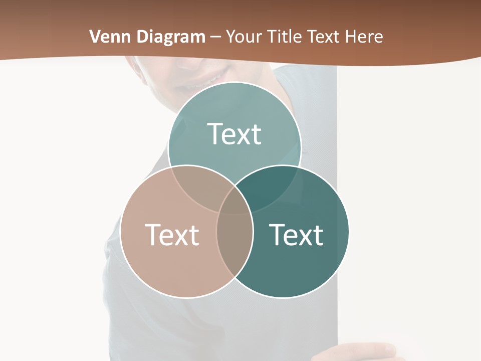 Hand Copy Space Tafel PowerPoint Template
