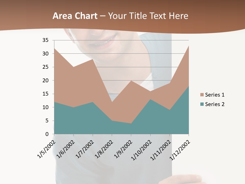 Hand Copy Space Tafel PowerPoint Template