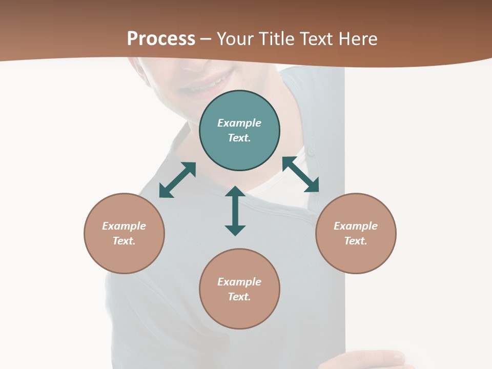 Hand Copy Space Tafel PowerPoint Template