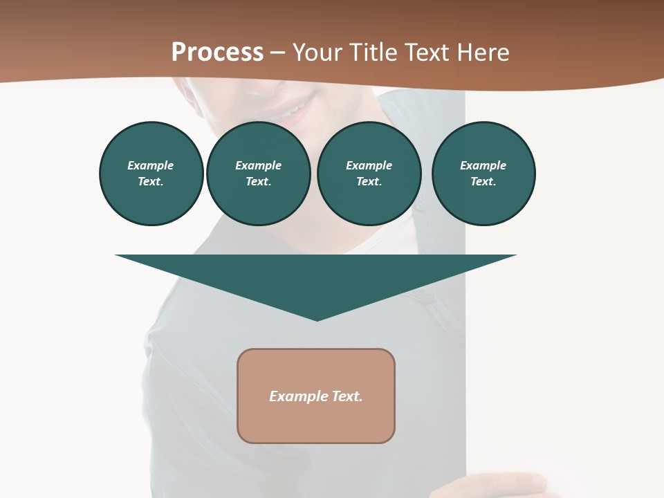 Hand Copy Space Tafel PowerPoint Template