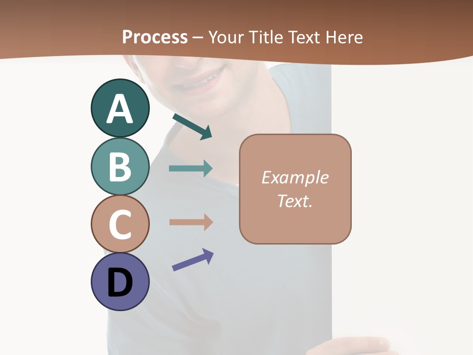 Hand Copy Space Tafel PowerPoint Template