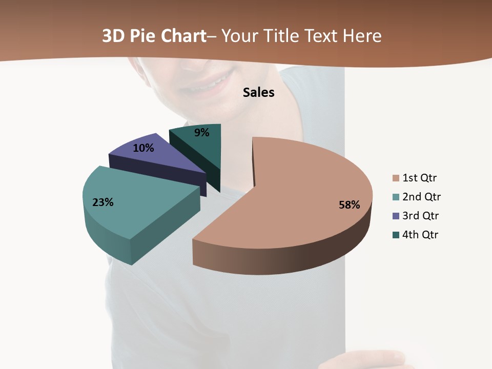 Hand Copy Space Tafel PowerPoint Template