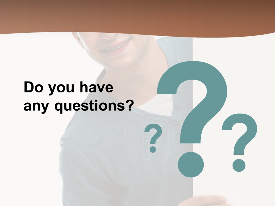 Hand Copy Space Tafel PowerPoint Template