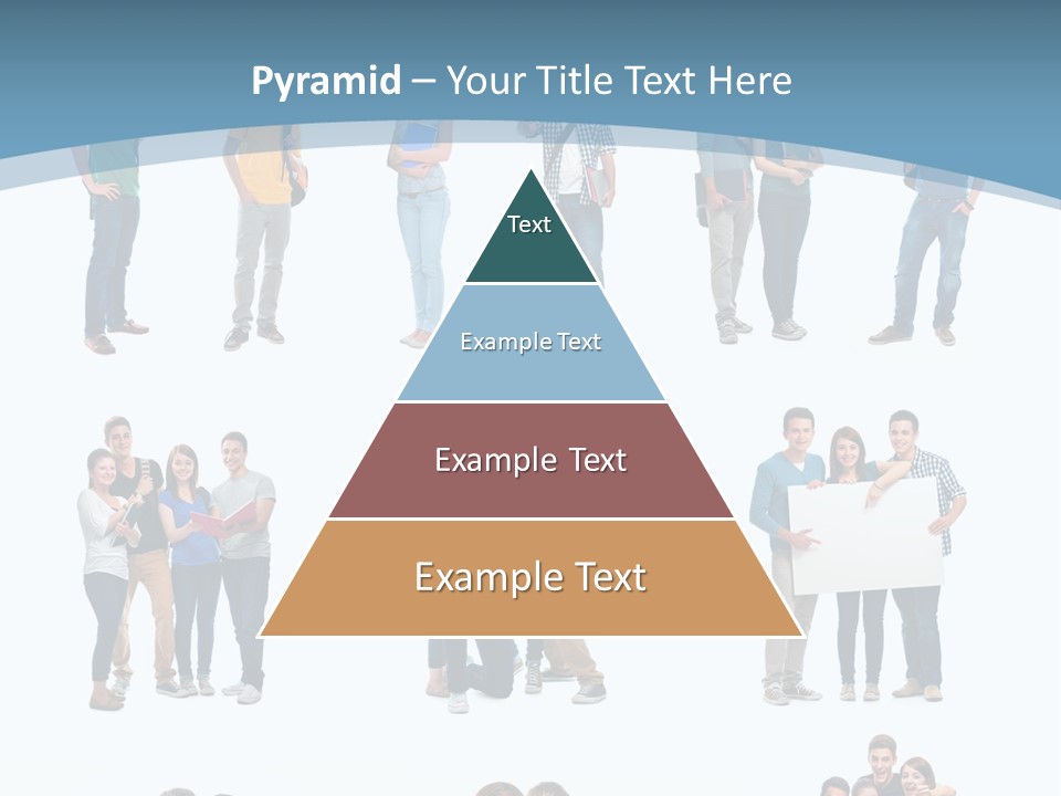 Student Gruppe Bewerben PowerPoint Template