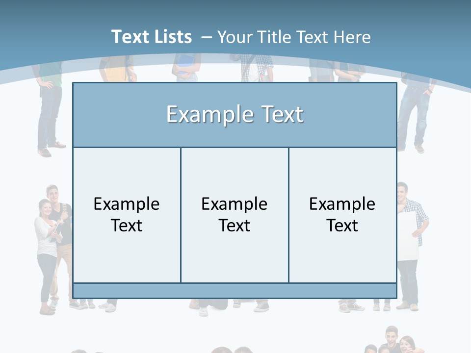 Student Gruppe Bewerben PowerPoint Template