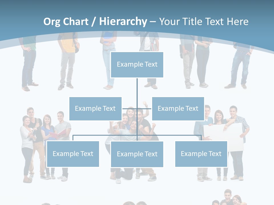Student Gruppe Bewerben PowerPoint Template