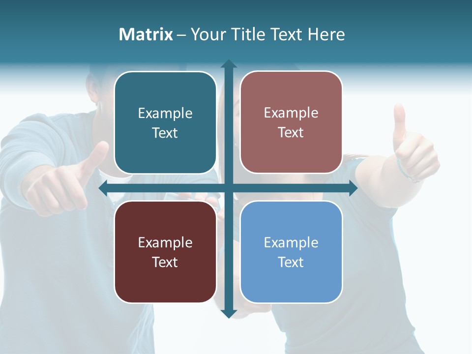 Studenten Jugendliche Zeigen PowerPoint Template