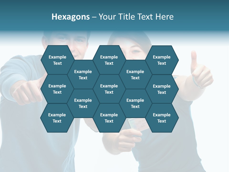 Studenten Jugendliche Zeigen PowerPoint Template