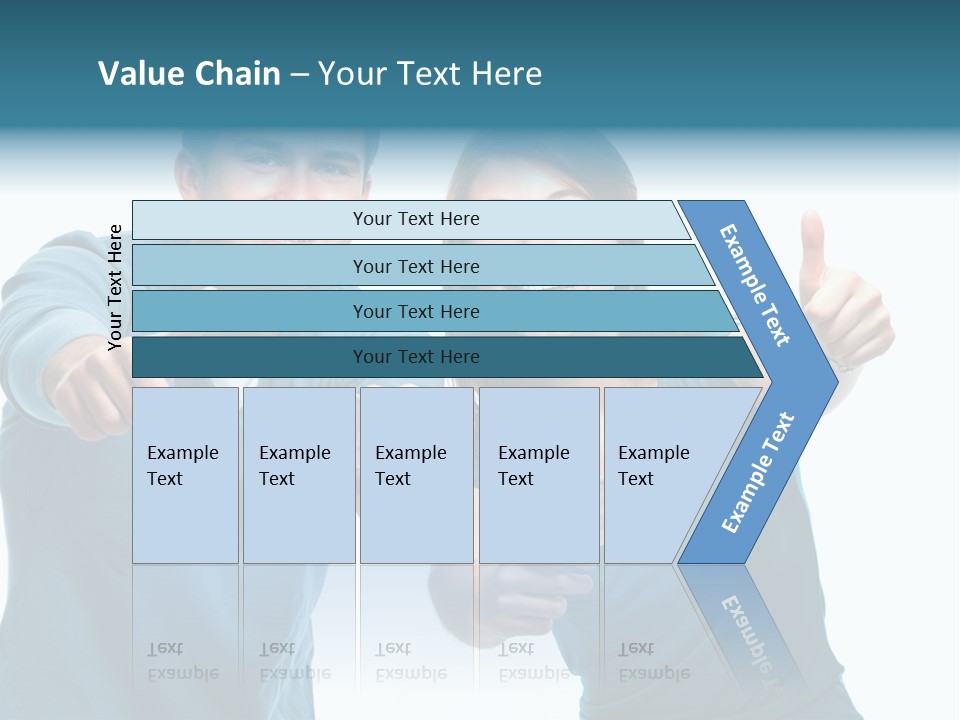 Studenten Jugendliche Zeigen PowerPoint Template