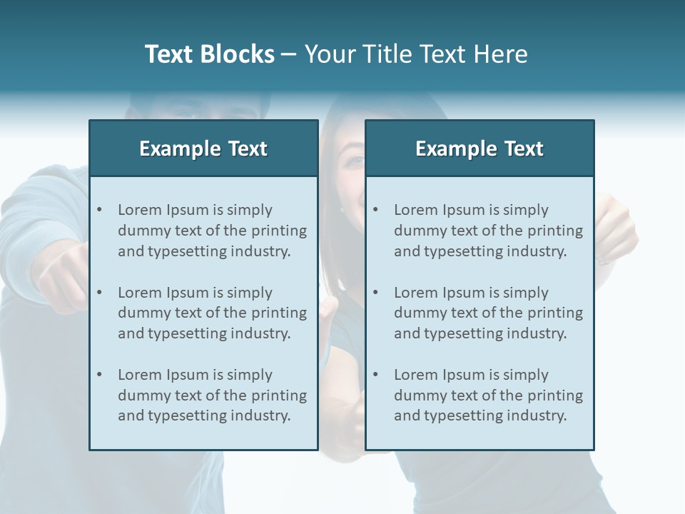 Studenten Jugendliche Zeigen PowerPoint Template