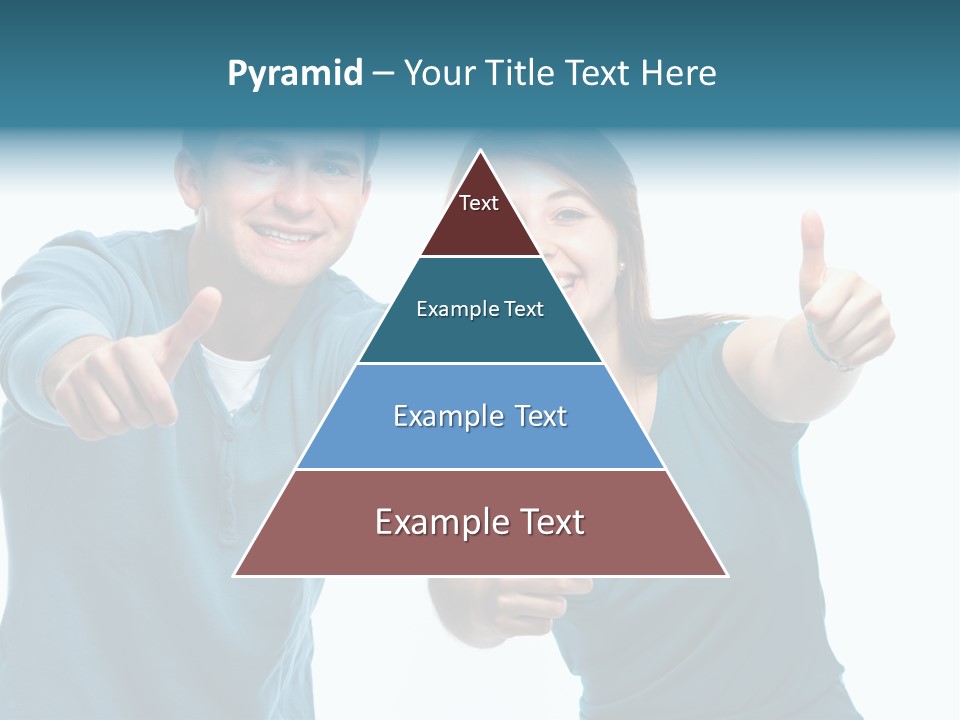 Studenten Jugendliche Zeigen PowerPoint Template