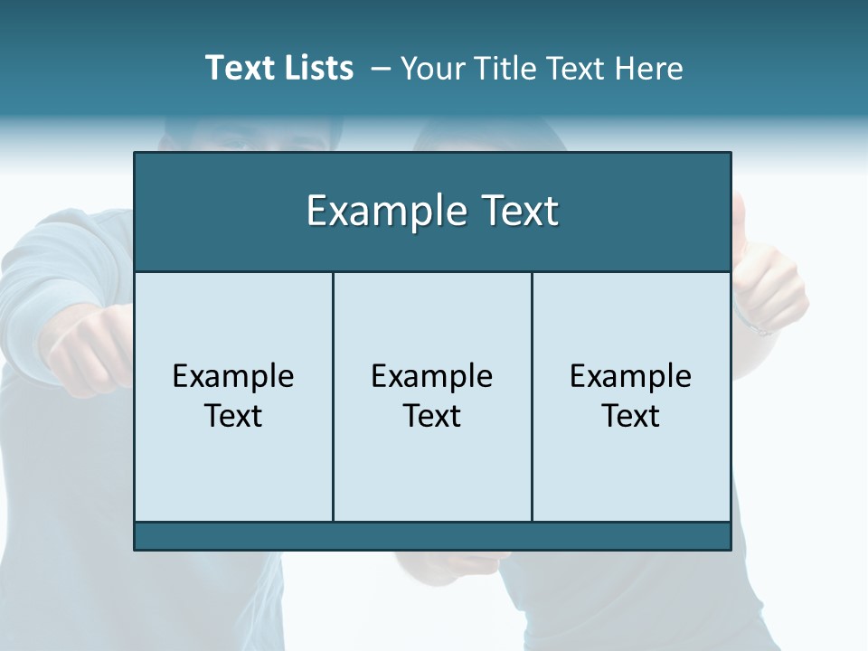 Studenten Jugendliche Zeigen PowerPoint Template