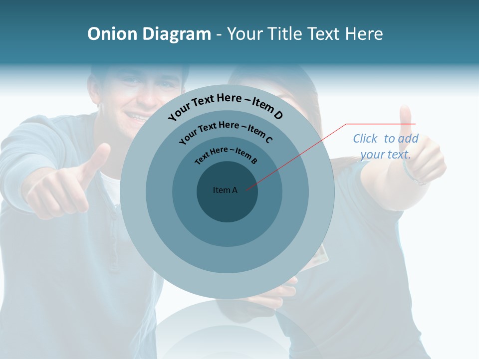 Studenten Jugendliche Zeigen PowerPoint Template