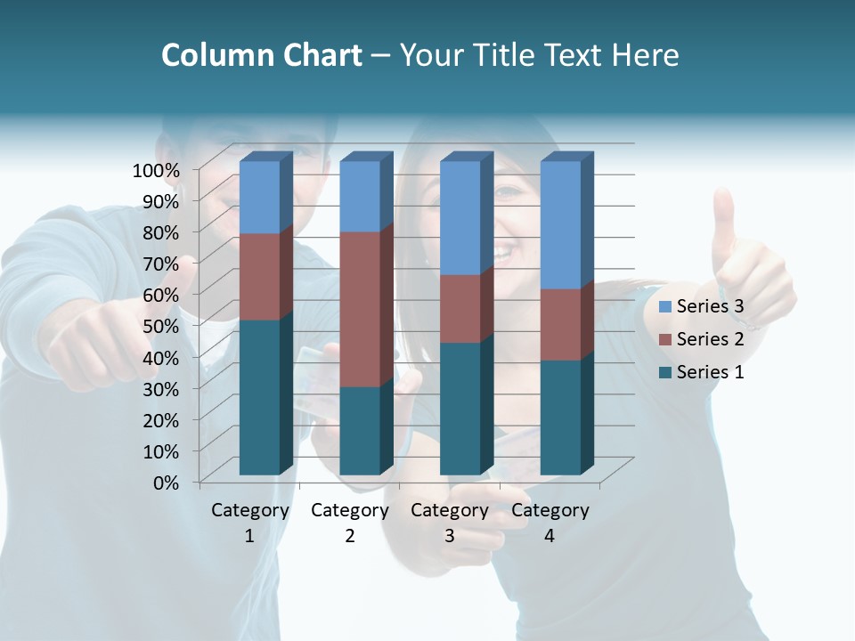 Studenten Jugendliche Zeigen PowerPoint Template