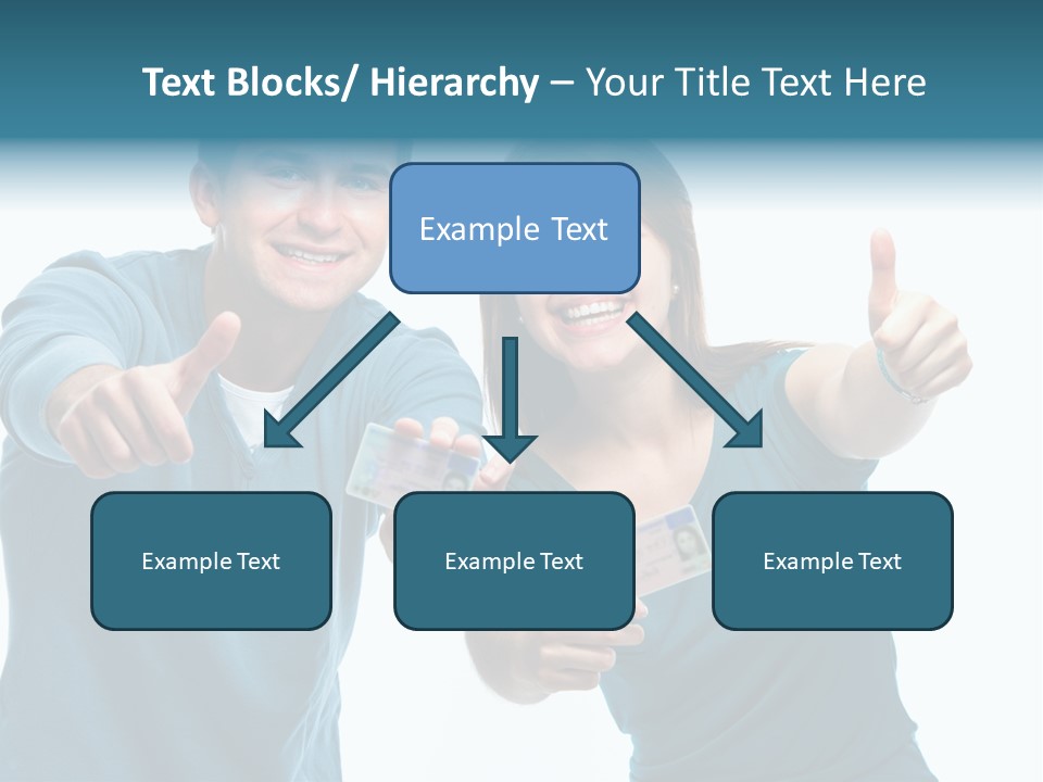 Studenten Jugendliche Zeigen PowerPoint Template