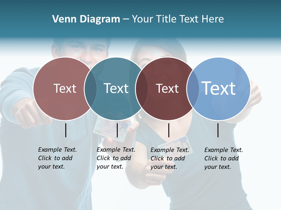 Studenten Jugendliche Zeigen PowerPoint Template