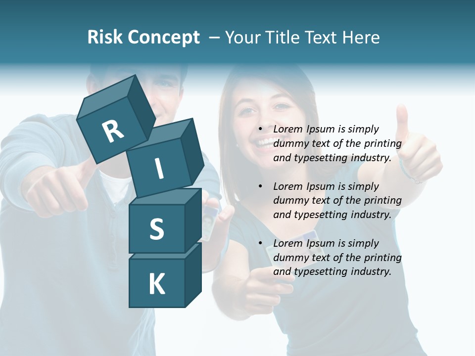 Studenten Jugendliche Zeigen PowerPoint Template