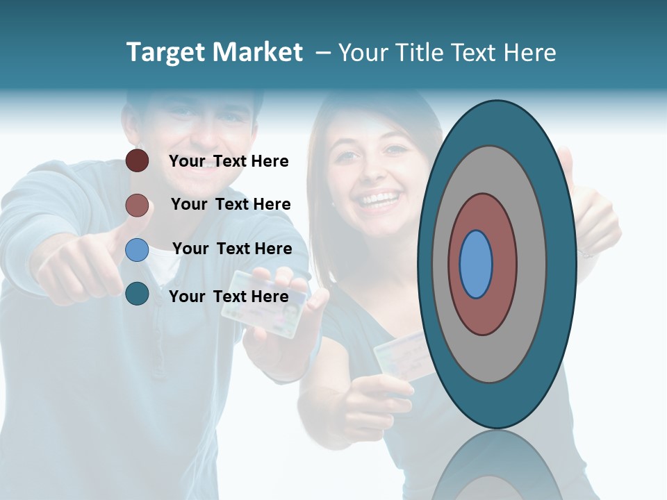 Studenten Jugendliche Zeigen PowerPoint Template