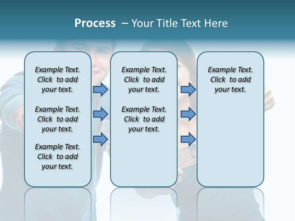 Studenten Jugendliche Zeigen PowerPoint Template
