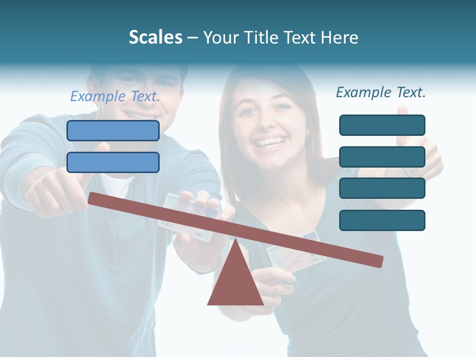 Studenten Jugendliche Zeigen PowerPoint Template