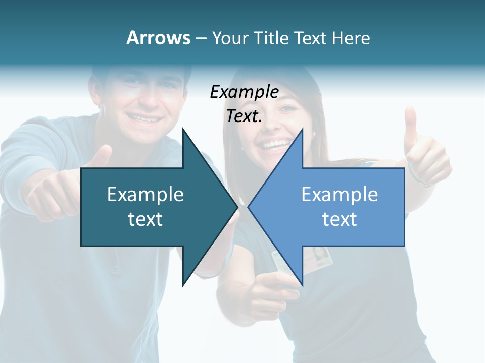 Studenten Jugendliche Zeigen PowerPoint Template