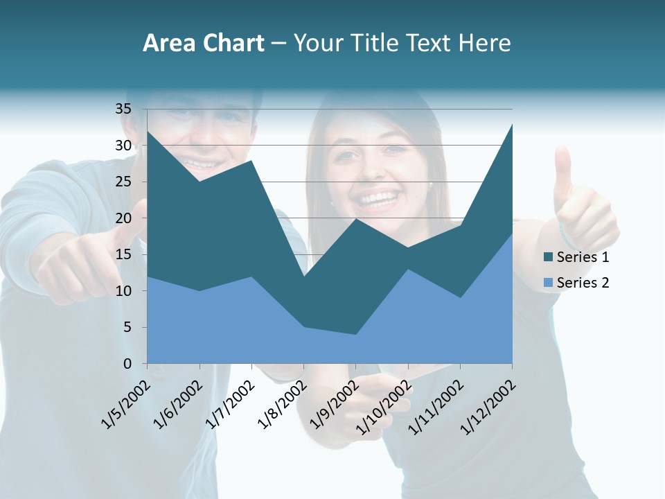 Studenten Jugendliche Zeigen PowerPoint Template