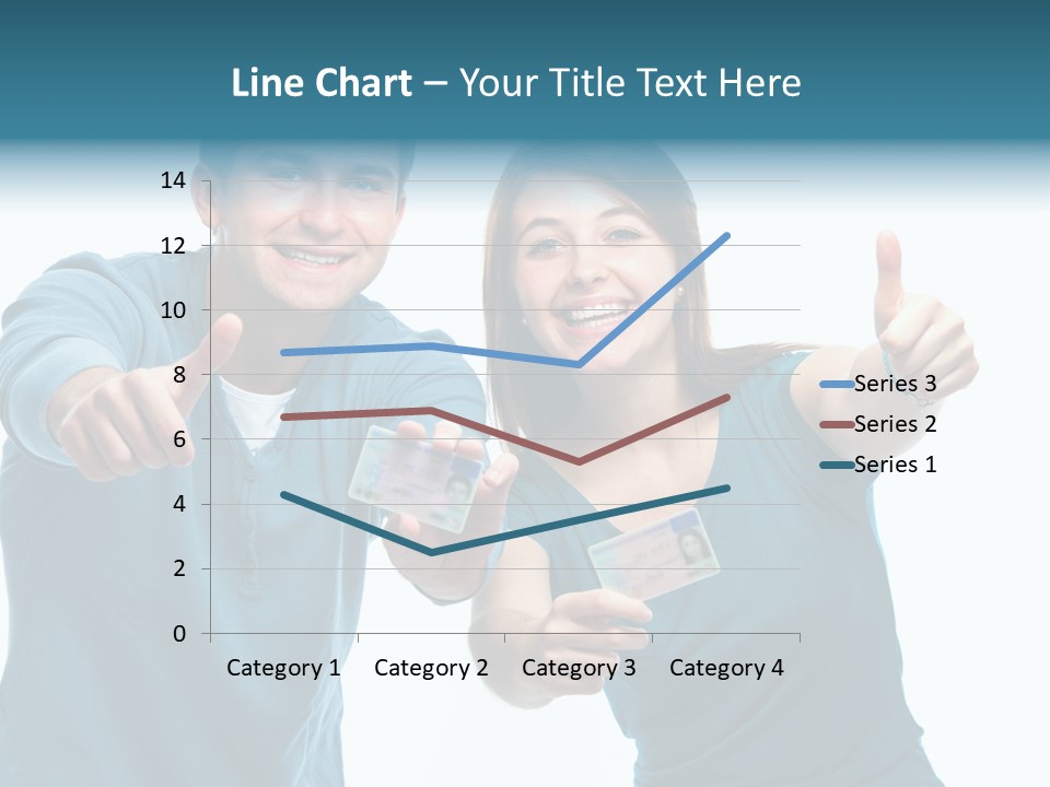 Studenten Jugendliche Zeigen PowerPoint Template