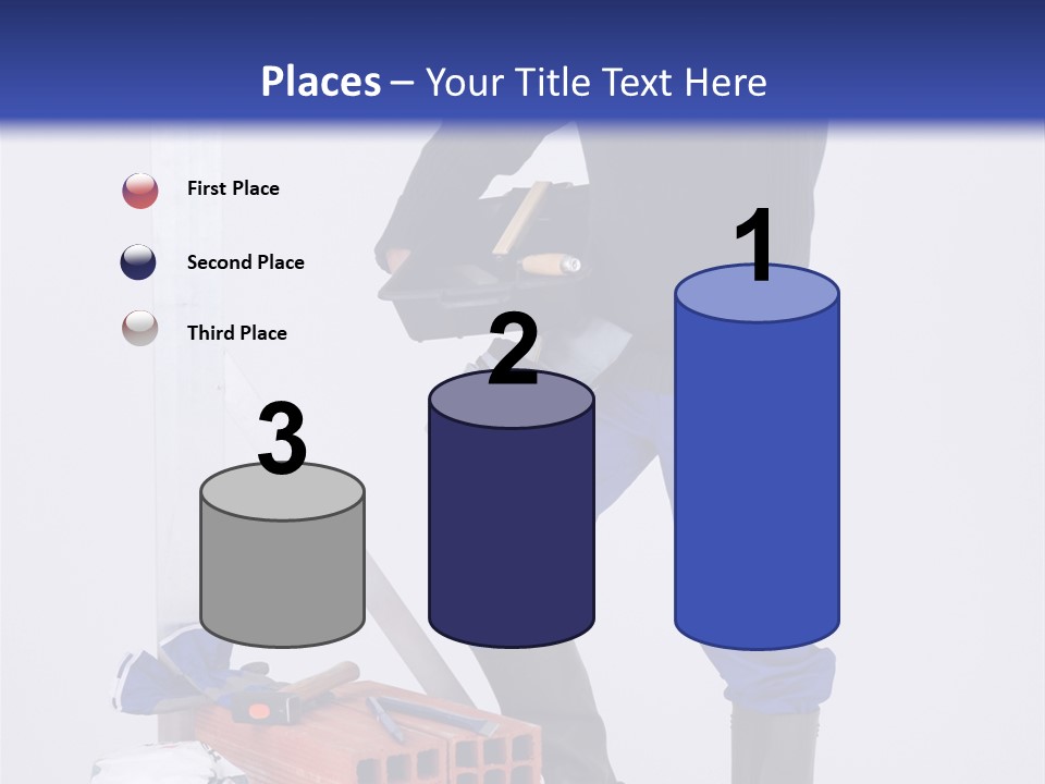 Personne Seule Entrepreneur Construction PowerPoint Template