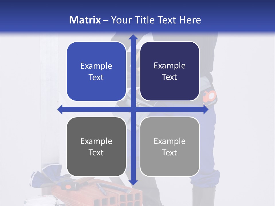 Personne Seule Entrepreneur Construction PowerPoint Template