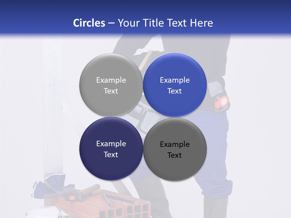 Personne Seule Entrepreneur Construction PowerPoint Template