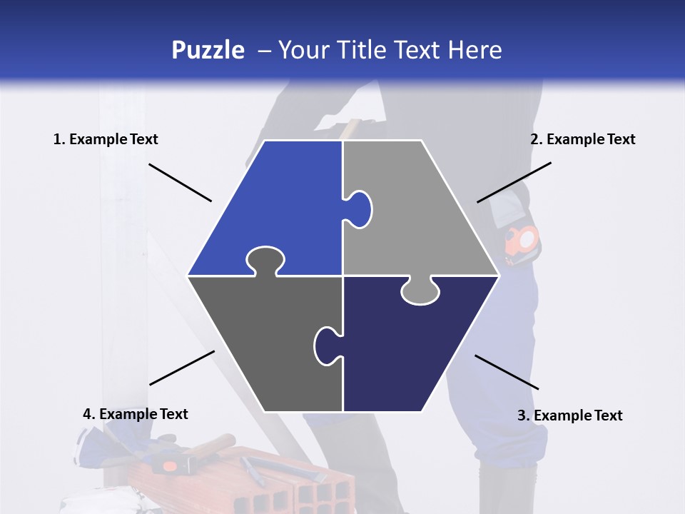 Personne Seule Entrepreneur Construction PowerPoint Template