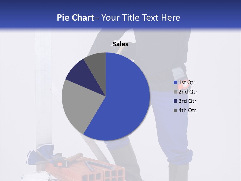 Personne Seule Entrepreneur Construction PowerPoint Template