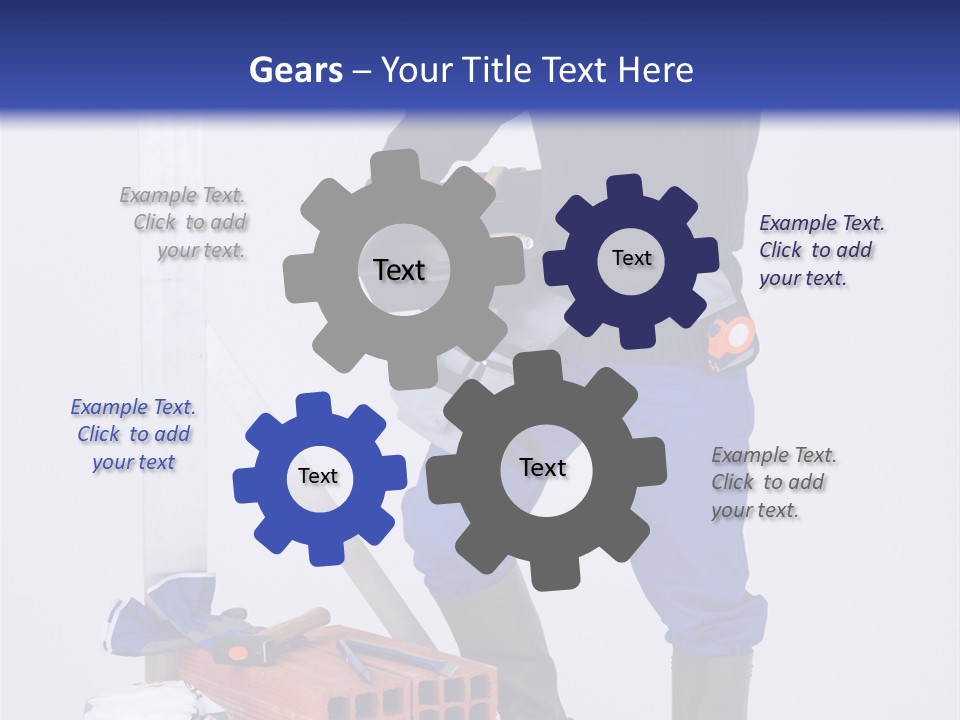 Personne Seule Entrepreneur Construction PowerPoint Template