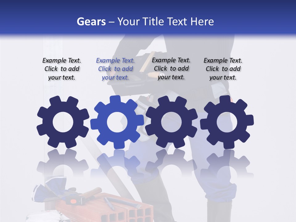 Personne Seule Entrepreneur Construction PowerPoint Template