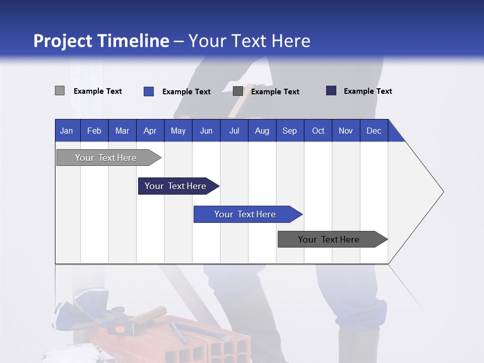 Personne Seule Entrepreneur Construction PowerPoint Template