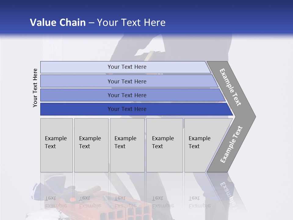 Personne Seule Entrepreneur Construction PowerPoint Template